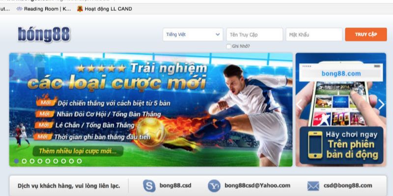 Các loại hình cá cược
